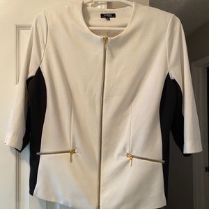 Zip up blazer